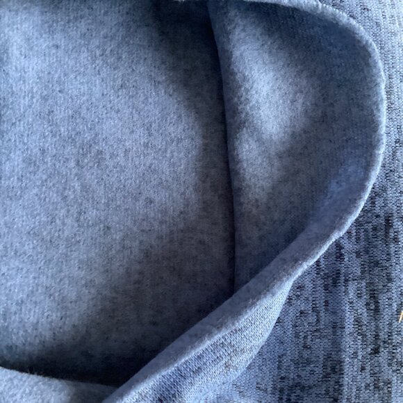 1 Big Piece of Blue Thin Fleece Knit Material Stretchy Fabric Sewing Crafts - Picture 3 of 3